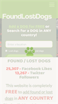 Mobile Screenshot of foundlostdogs.com
